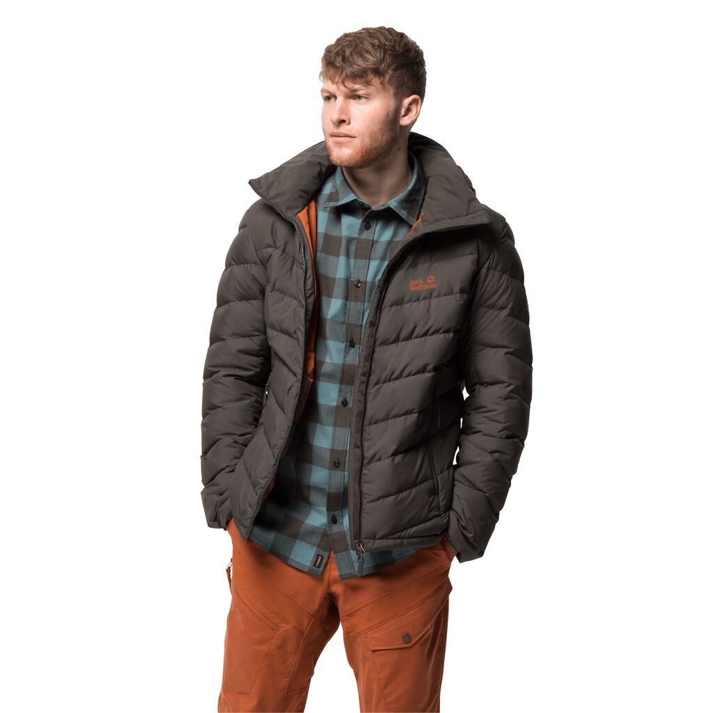 Jack Wolfskin FAIRMONT Vestes Homme Gris Marron - ZVJXKRL-49